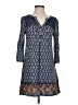 Altar'd State 100% Rayon Paisley Blue Casual Dress Size S - photo 1