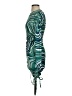 Shein Graphic Green Cocktail Dress Size 2 - photo 5