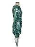 Shein Graphic Green Cocktail Dress Size 2 - photo 4