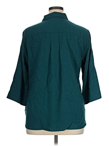 Uniqlo 3/4 Sleeve Button-Down Shirt (view 2)