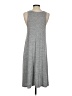 Gap Solid Gray Casual Dress Size S - photo 2