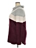 Market and Spruce Color Block Burgundy Pullover Sweater Size XXL - photo 5