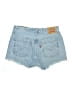Levi's 100% Cotton Blue Denim Shorts Size 29 waist - photo 2