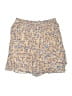 Unbranded 100% Polyester Floral Yellow Skort Size M - photo 2
