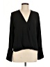 Veronica M. Black Long Sleeve Blouse Size M - photo 1
