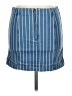 Jolt Stripes Blue Denim Skirt Size 13 - photo 2