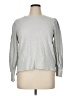 Ann Taylor LOFT 100% Cotton Silver Sweatshirt Size XL - photo 1