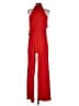 Marina Solid Red Jumpsuit Size S - photo 2