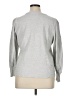Ann Taylor LOFT 100% Cotton Silver Sweatshirt Size XL - photo 2
