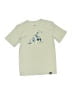 Adidas 100% Polyester Green Short Sleeve Top Size 5 - photo 1
