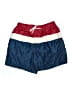 Basic Editions 100% Polyester Color Block Red Athletic Shorts Size L - photo 1