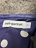 Self-Portrait 100% Polyester Polka Dots Blue Cocktail Dress Size 4 - photo 11