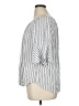 Chaps 100% Viscose Silver Short Sleeve Blouse Size XL - photo 5