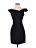 Black Halo Solid Black Cocktail Dress Size 4 - photo 1