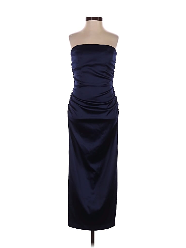 Pre-owned Bhldn Cocktail Dress In Blue
