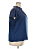 Pretty Garden 100% Polyester Blue Short Sleeve Blouse Size XXL - photo 4