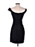 Black Halo Solid Black Cocktail Dress Size 4 - photo 2