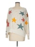 Lou & Grey Stars White Pullover Sweater Size M - photo 1