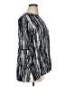 Gloria Vanderbilt 100% Viscose Silver 3/4 Sleeve Blouse Size XL - photo 4