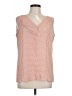 Worthington 100% Polyester Orange Sleeveless Blouse Size L - photo 1