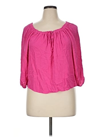 Sanctuary 3/4 Sleeve Blouse (view 1)