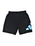 Adidas 100% Polyester Graphic Black Athletic Shorts Size 5 - photo 1
