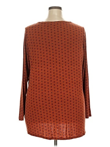 LOGO by Lori Goldstein Long Sleeve Blouse (view 2)