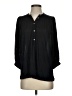 J.Crew 100% Modal Black 3/4 Sleeve Blouse Size XS - photo 1