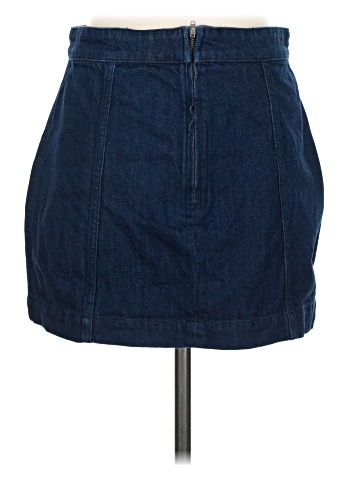 Madewell Denim Seamed Mini Skirt in Maytown Wash (view 2)