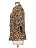 Kathy Che Animal Print Gold 3/4 Sleeve Blouse Size L - photo 5