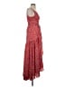 Hutch 100% Polyester Polka Dots Red Casual Dress Size S - photo 4