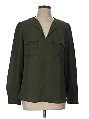 Jones New York Signature Long Sleeve Blouse (view 1)