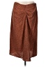 Nine West 100% Polyester Animal Print Brown Casual Skirt Size L - photo 1