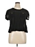 Atmosphere Black Short Sleeve Top Size 16 - photo 1