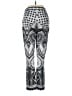 Unbranded 100% Polyester Print Silver Dress Pants Size M (estimated) - photo 2