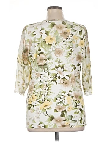 Caribbean Joe 3/4 Sleeve Blouse (view 2)
