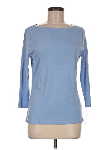 Talbots 3/4 Sleeve T-Shirt (view 1)