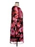 Connected Apparel 100% Polyester Floral Red Cocktail Dress Size 14 - photo 4