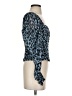 Zara Blue 3/4 Sleeve Blouse Size S - photo 4