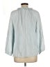 Dylan 100% Cotton Blue Long Sleeve Top Size L - photo 2