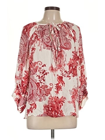 Karen Kane 3/4 Sleeve Blouse (view 1)