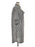 Mlle Gabrielle Stripes Silver Casual Dress Size 2X - photo 4