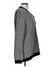 Karen Scott 100% Cotton Polka Dots Black Pullover Sweater Size L - photo 4