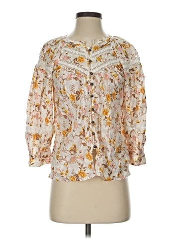 By Anthropologie 3/4 Sleeve Blouse (view 1)