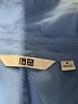 Uniqlo Solid Blue Short Sleeve Blouse Size M - photo 7