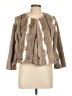 Nina Leonard 100% Polyester Animal Print Brown Faux Fur Jacket Size L - photo 1