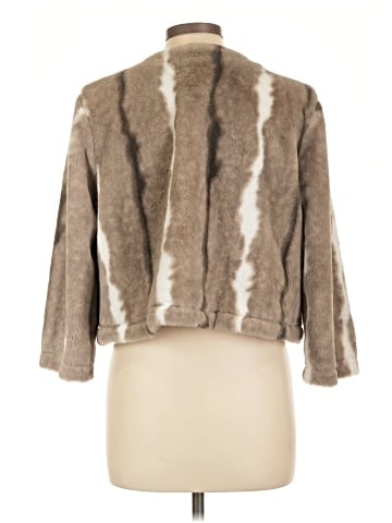 Nina Leonard Faux Fur Jacket (view 2)