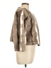 Nina Leonard 100% Polyester Animal Print Brown Faux Fur Jacket Size L - photo 4
