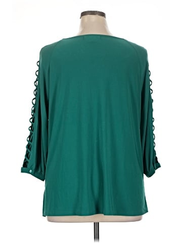 Always Indigo 3/4 Sleeve T-Shirt (view 2)