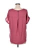 Maurices 100% Polyester Burgundy Short Sleeve Top Size M - photo 2
